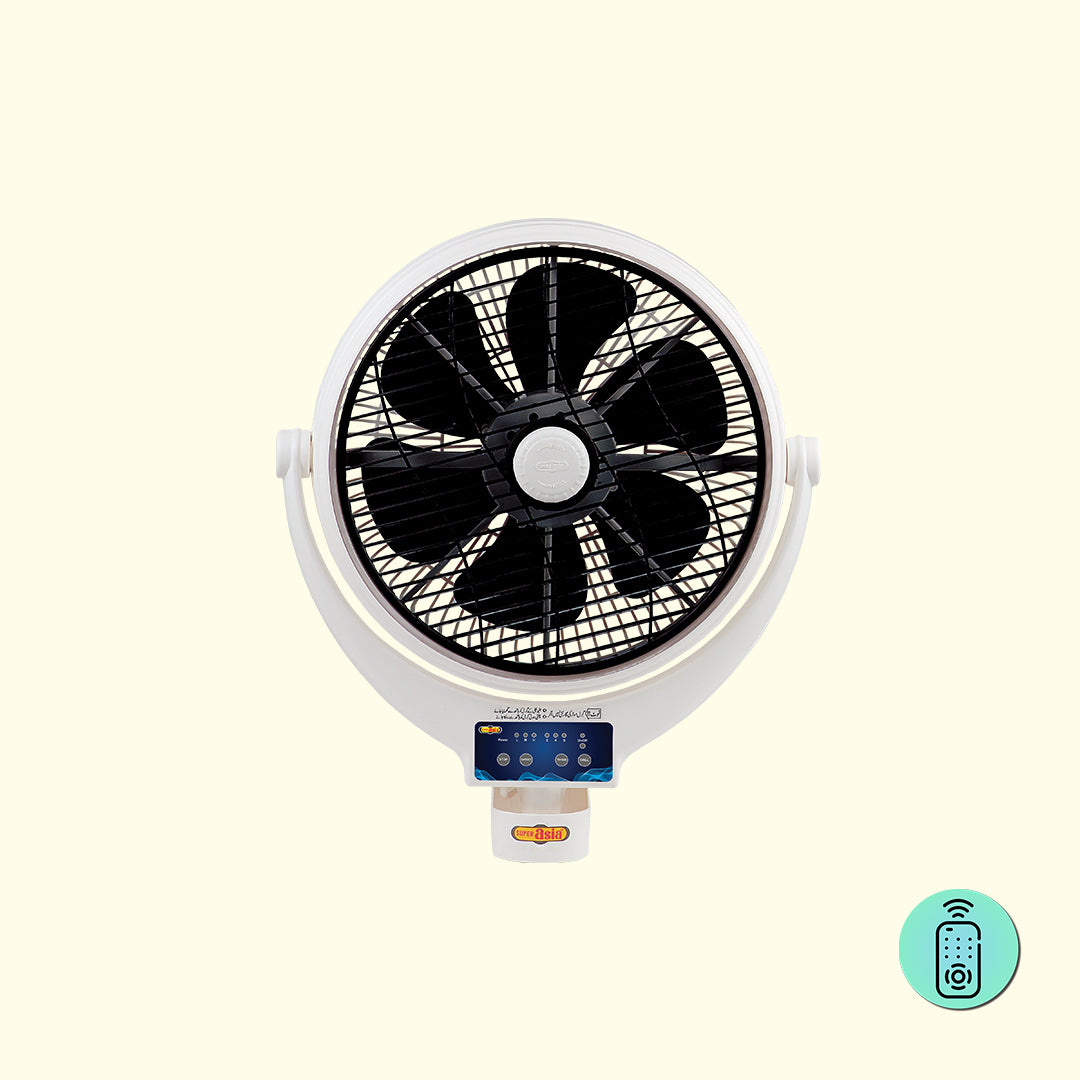 LOUVER BRACKET FAN WITH REMOTE